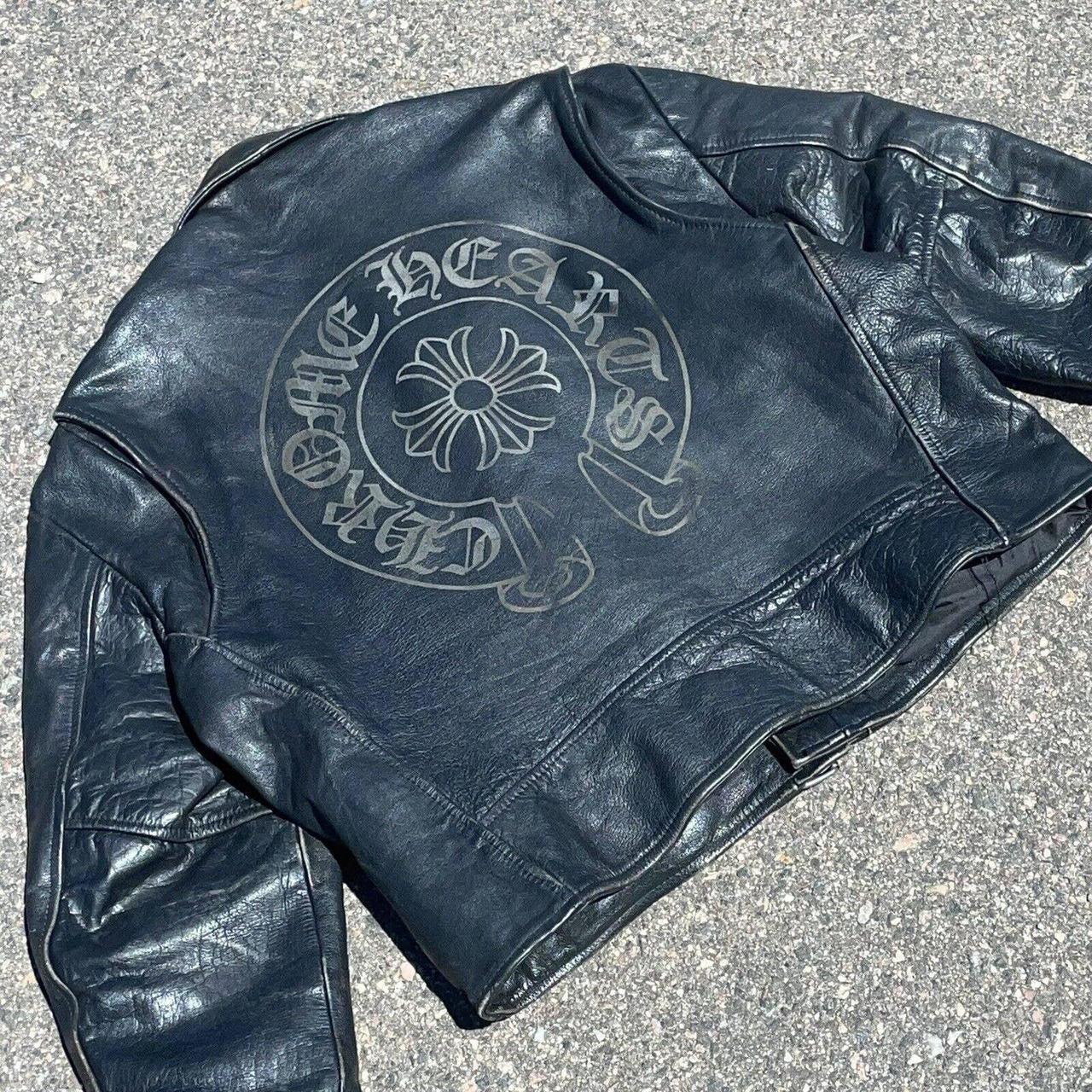 Chrome Hearts Style Bomber Jacket 176 Dusty Rose detail 4