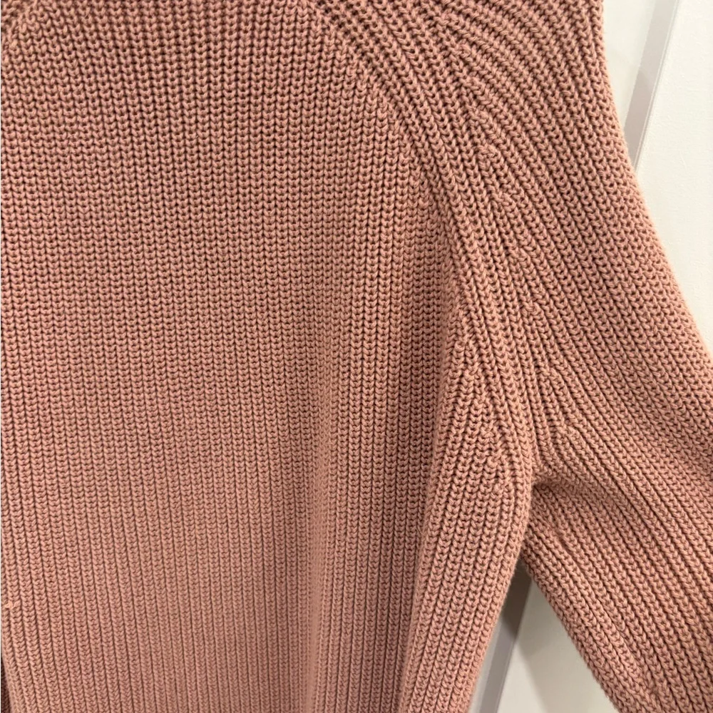 Celine Style Knit Sweater 177 Dusty Rose detail 4
