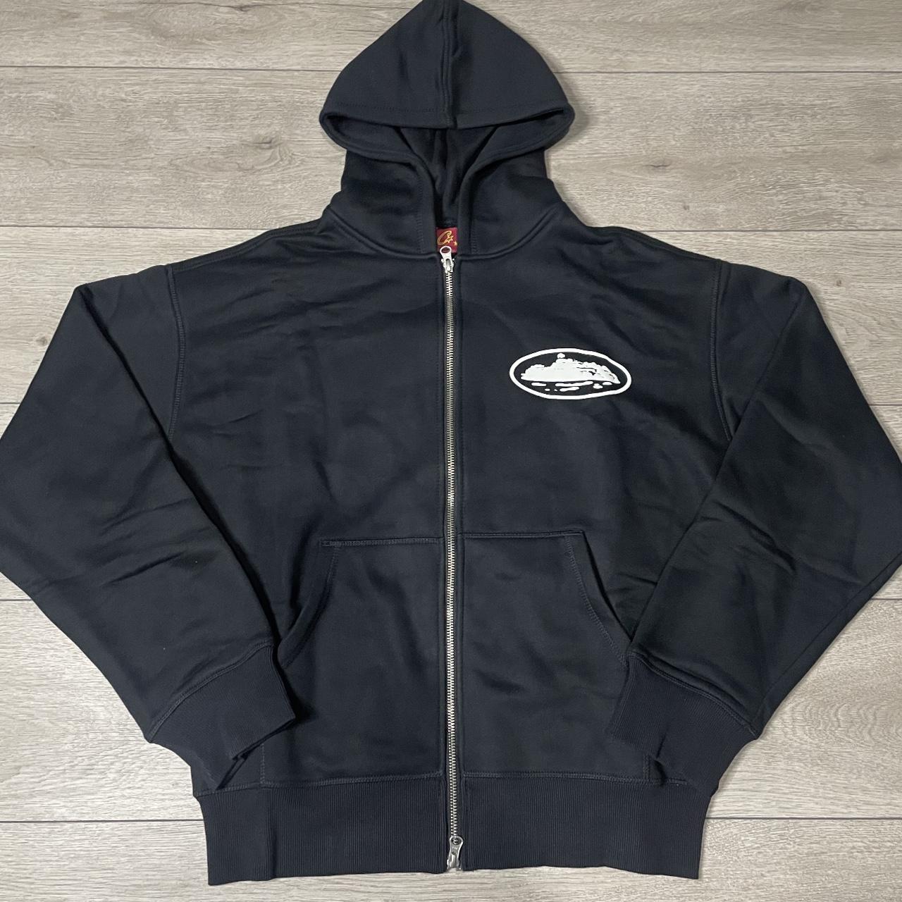 Corteiz Style Zip Hoodie 178 Vintage Black detail 3