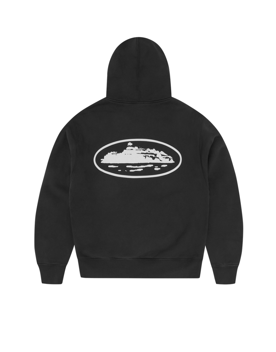 Corteiz Style Zip Hoodie 178 Vintage Black detail 4