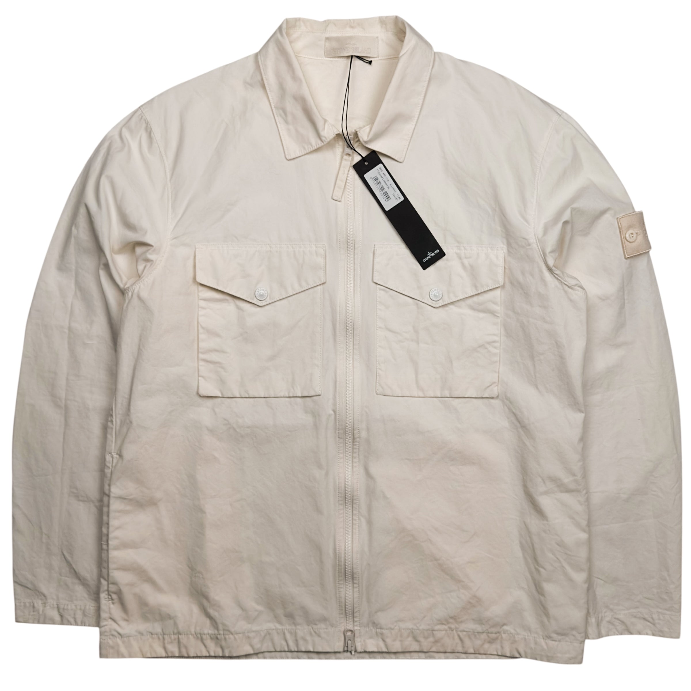 Stone Island Style Ghost Overshirt Olive detail 3