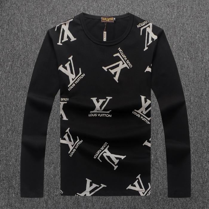 LV Style Long Sleeve Tee 180 Cement detail 3