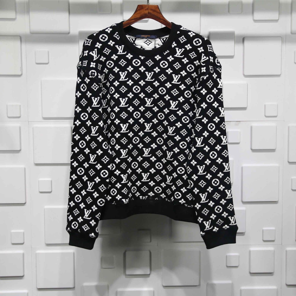 LV Style Long Sleeve Tee 180 Cement detail 4