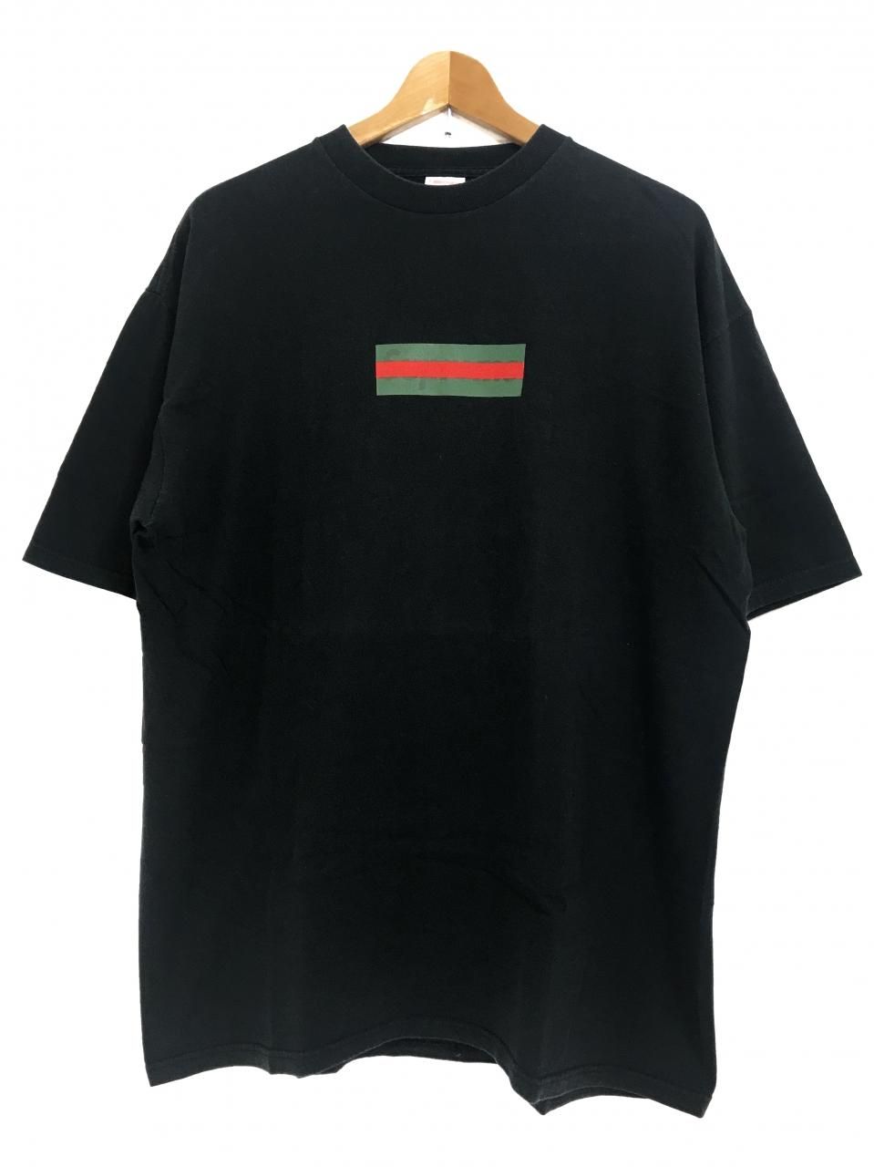 Gucci Style Box Logo Tee 181 Cement detail 3