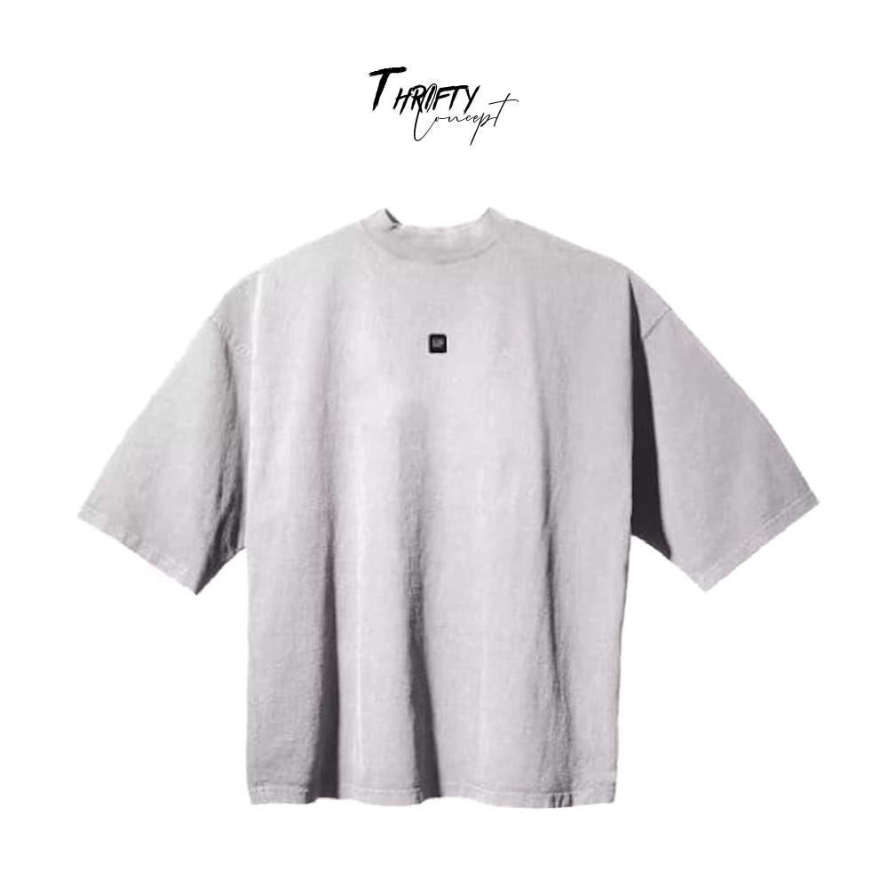 Yeezy Gap Style Box Logo Tee 184 Cement detail 3