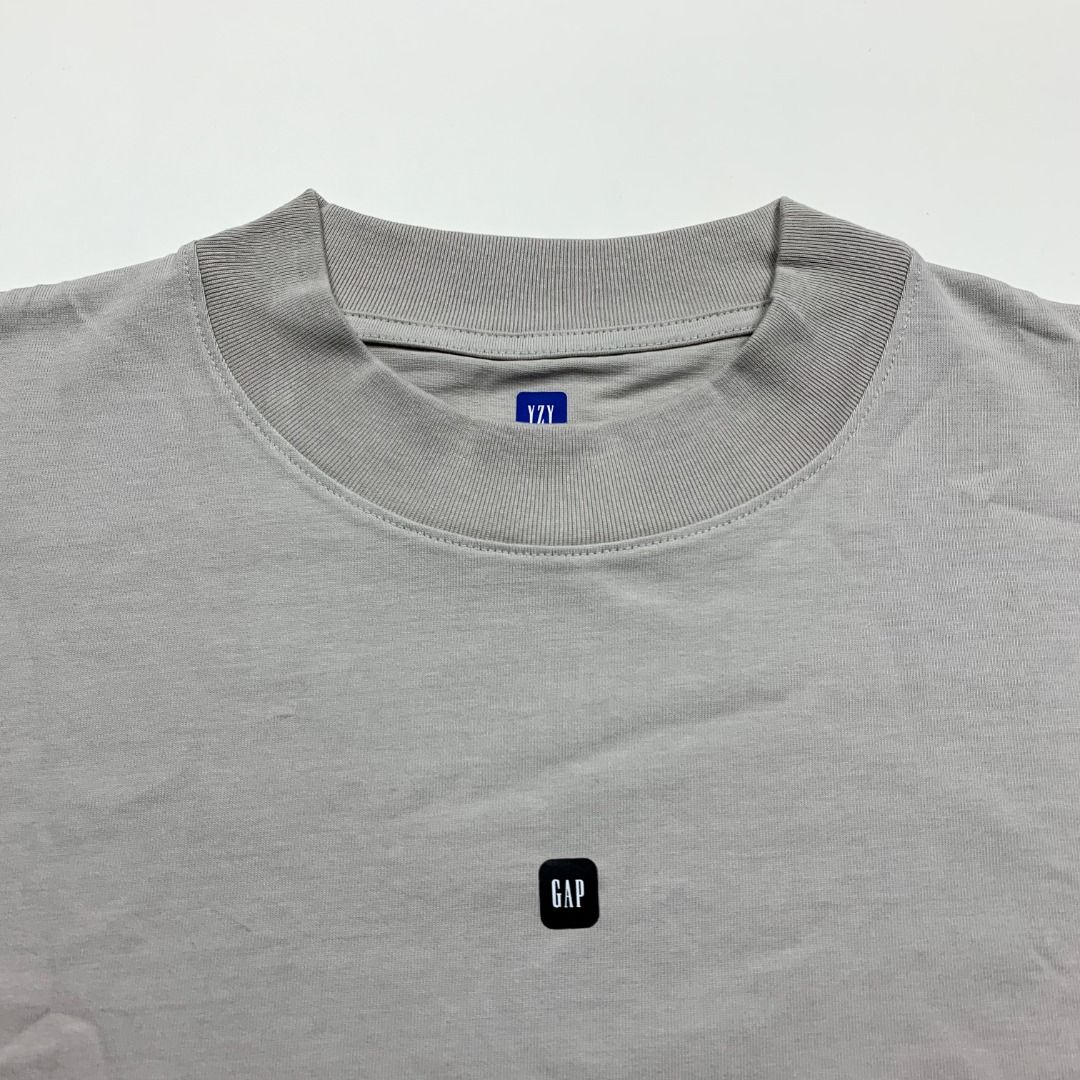Yeezy Gap Style Box Logo Tee 184 Cement detail 4
