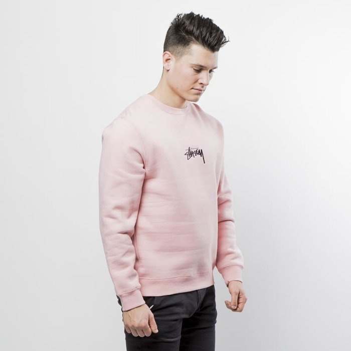 Stussy Style Crewneck Sweat 191 Dusty Rose detail 2