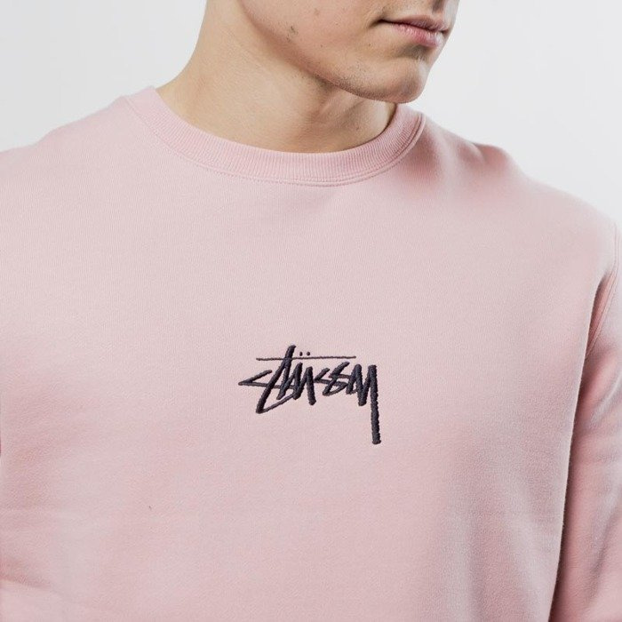 Stussy Style Crewneck Sweat 191 Dusty Rose detail 4