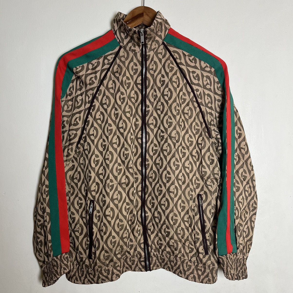 Gucci Style Track Jacket 193 Stone detail 3