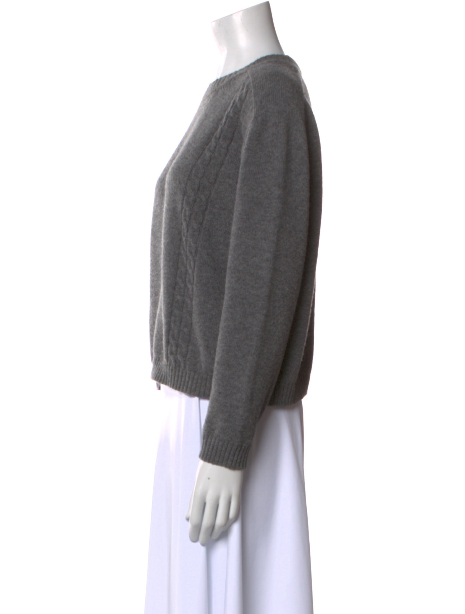 Gucci Style Cashmere Crewneck 196 Cherry detail 4