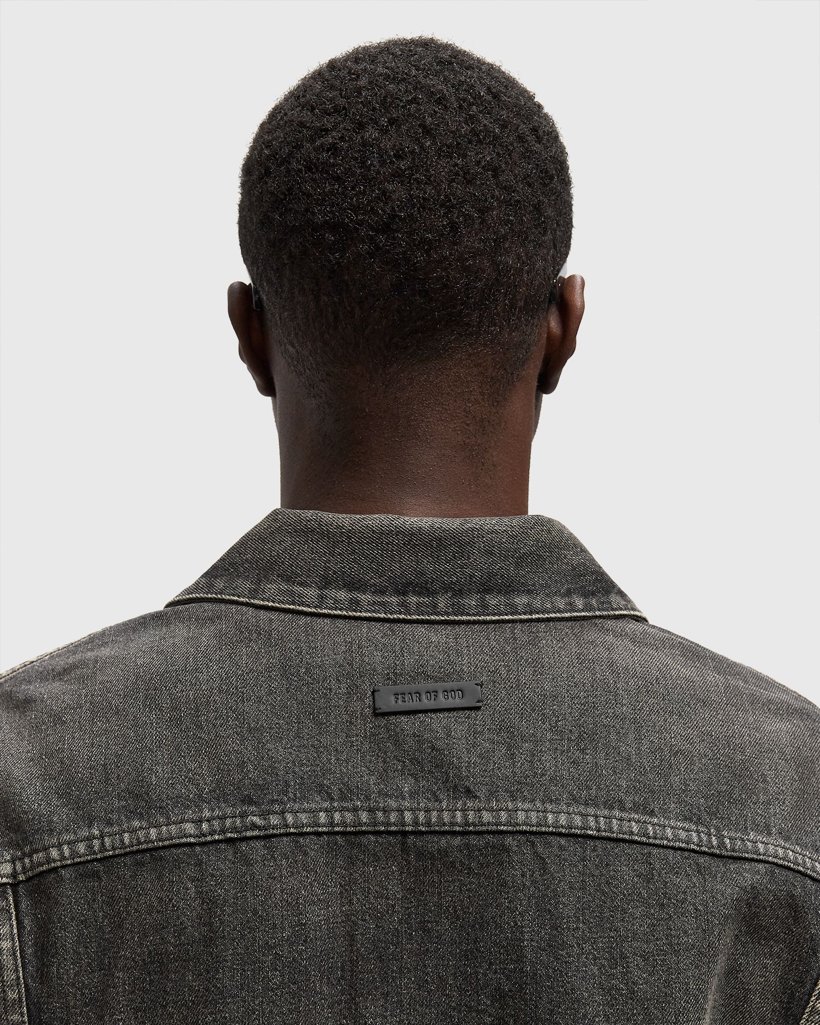 Fear of God Style Denim Trucker 198 Chocolate detail 3