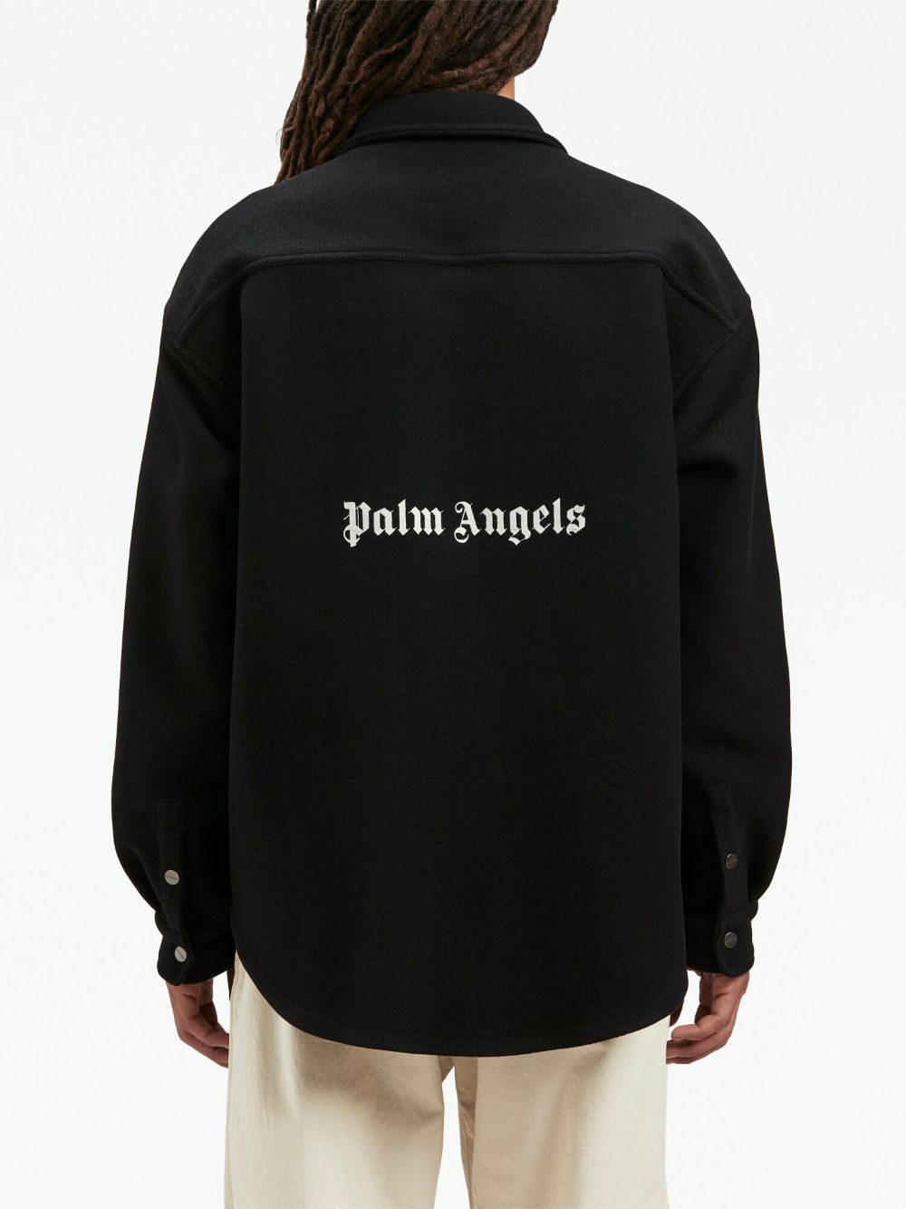 Palm Angels Style Overshirt 199 Stone detail 3