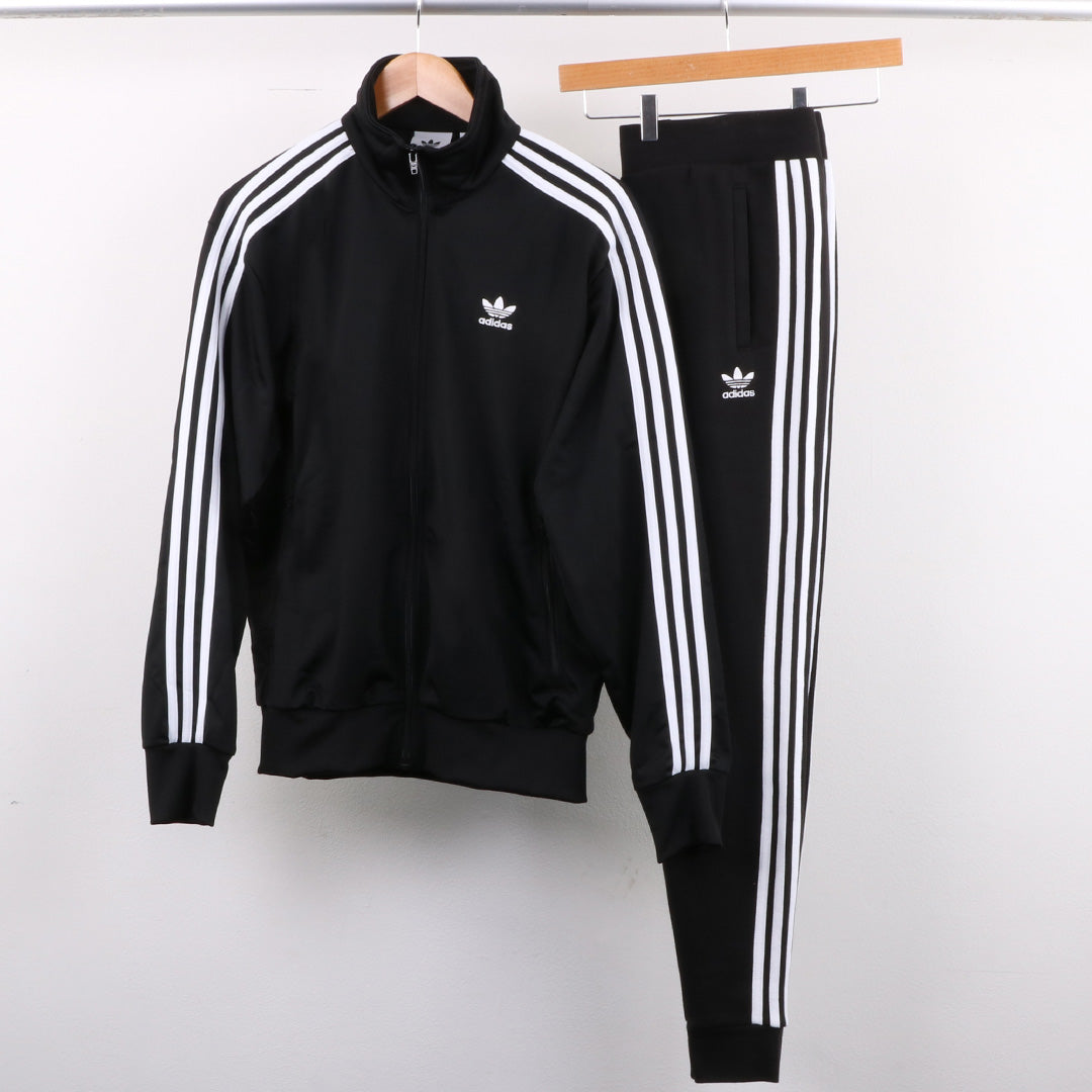 adidas Firebird Tracksuit Black / White detail 2