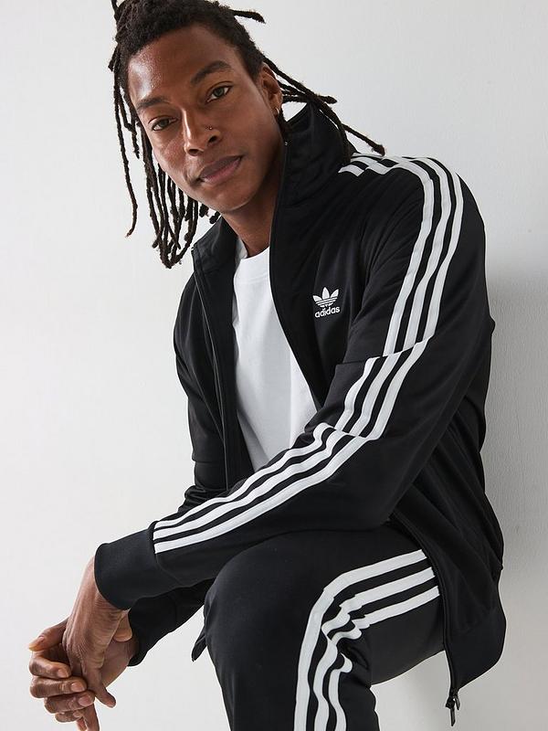 adidas Firebird Tracksuit Black / White detail 4