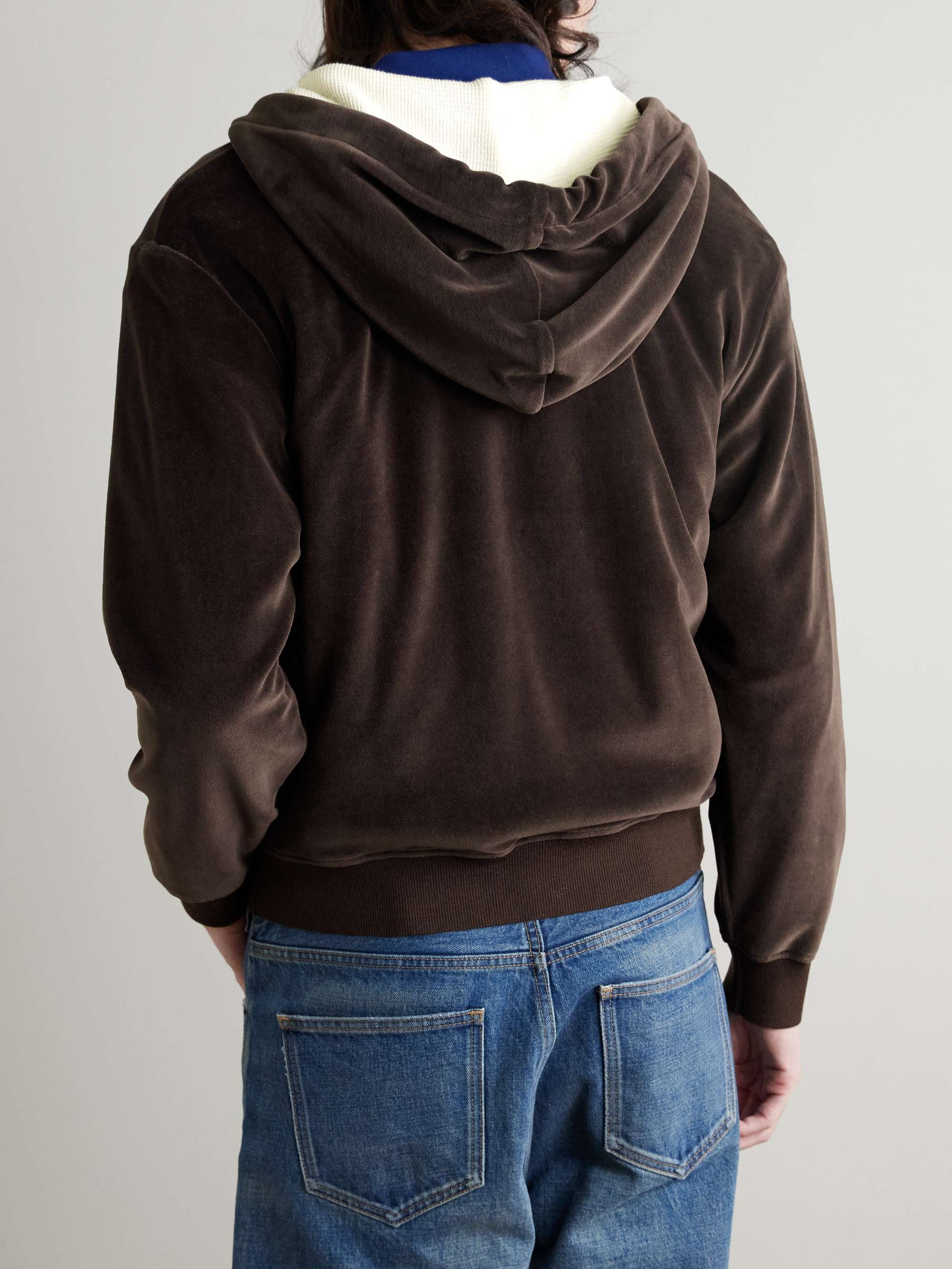 Celine Style Heavyweight Hoodie 200 Chocolate detail 3