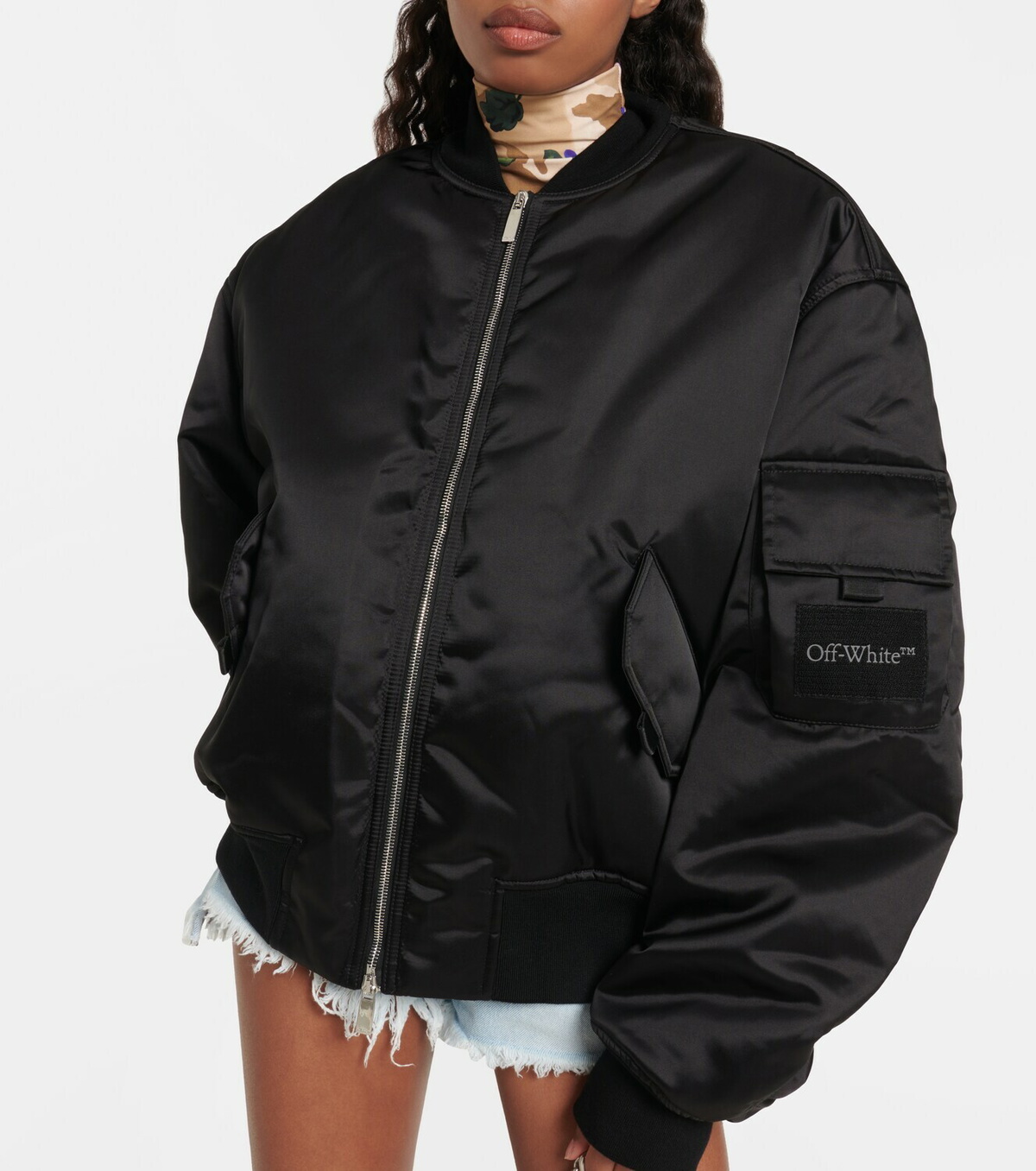 Off-White Style Bomber Jacket 205 Off White detail 2