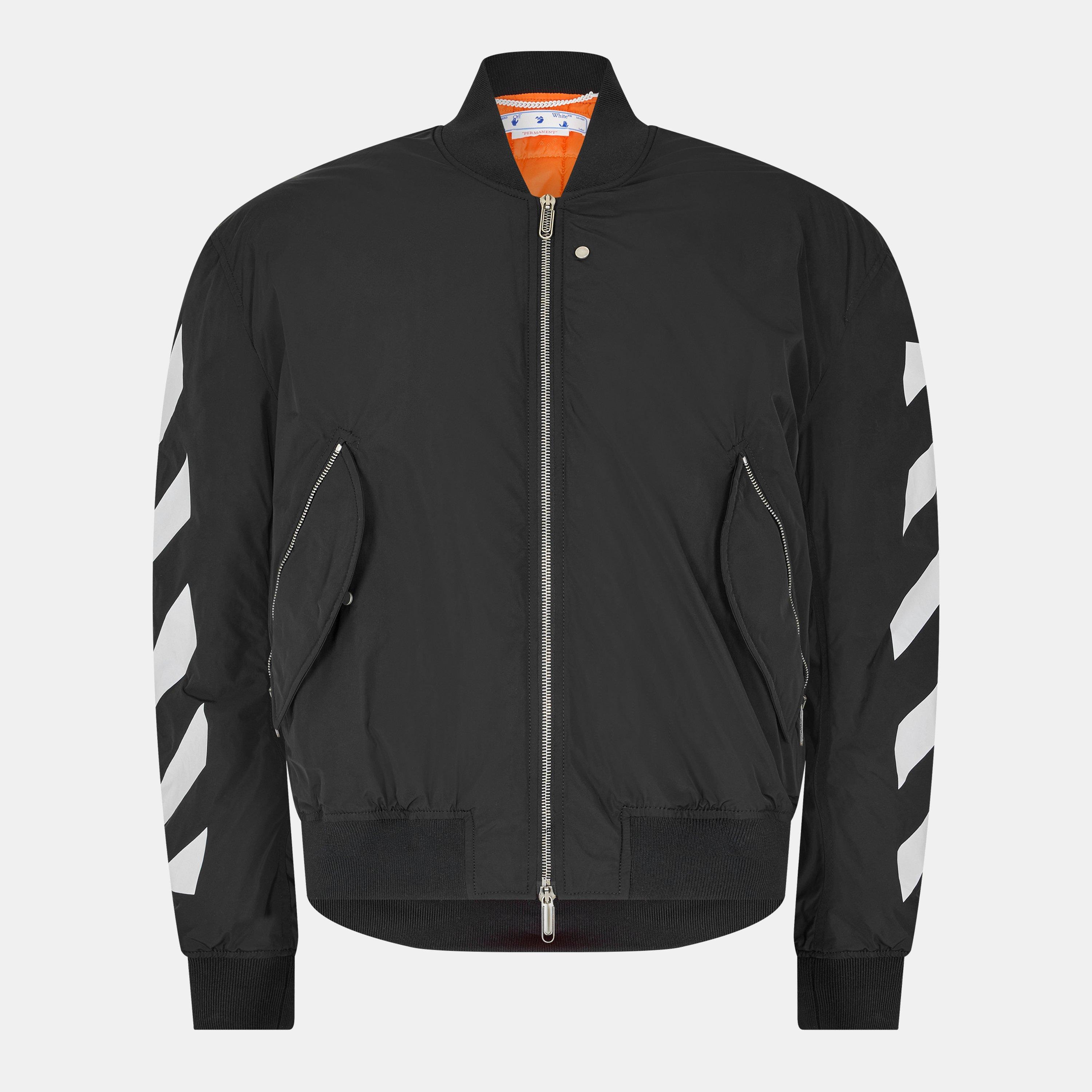 Off-White Style Bomber Jacket 205 Off White detail 3