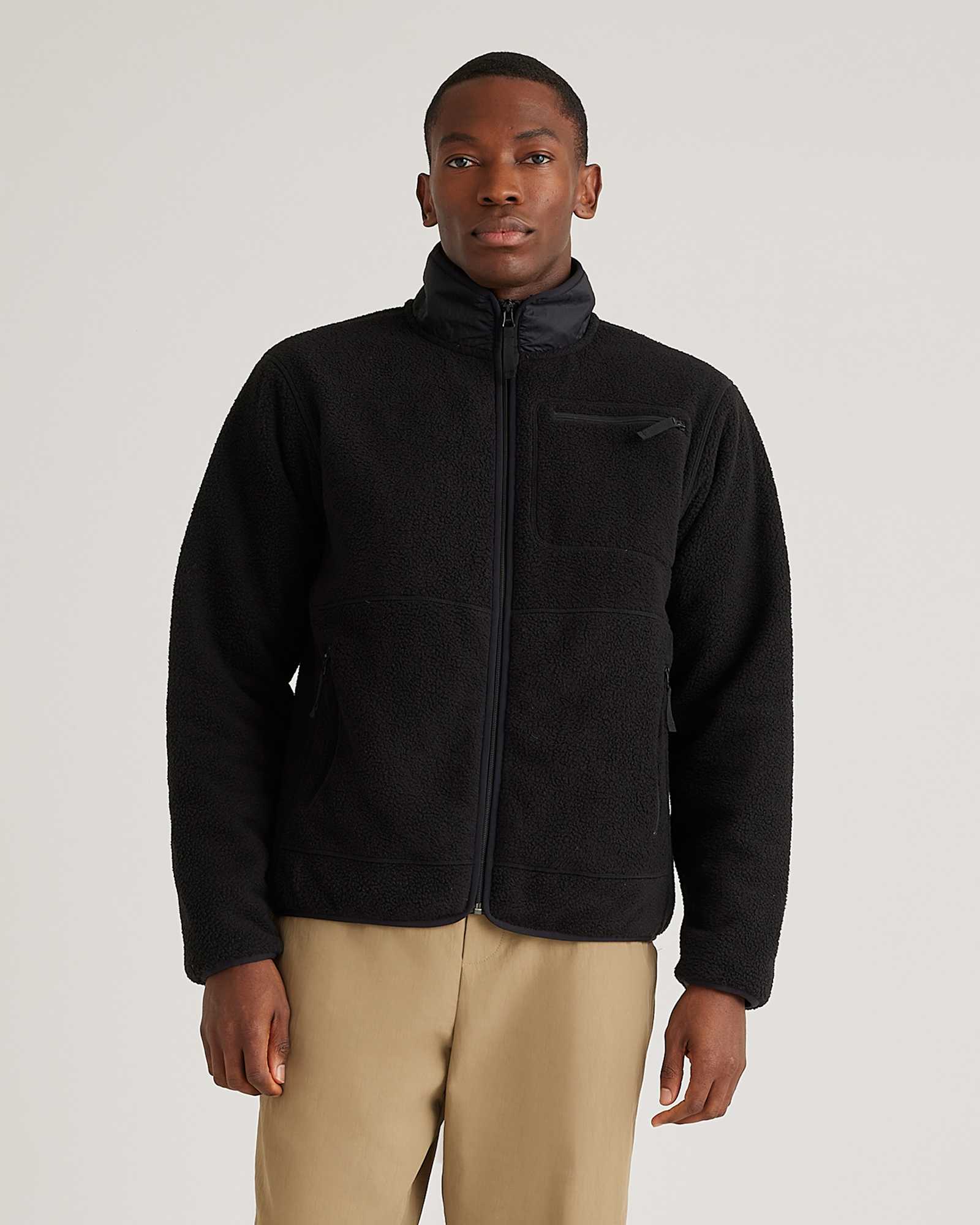 Represent Style Sherpa Full-Zip 207 Vintage Black detail 3