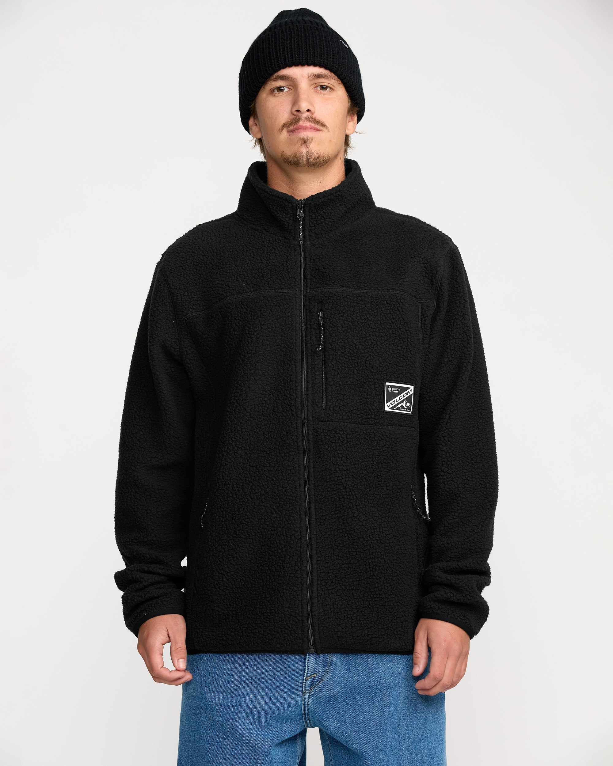 Represent Style Sherpa Full-Zip 207 Vintage Black detail 4