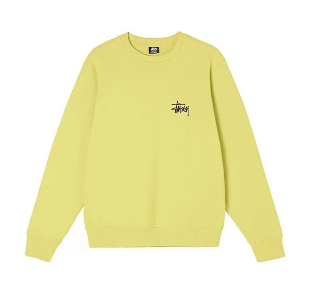Stussy Style Crewneck Sweat 215 Butter detail 2