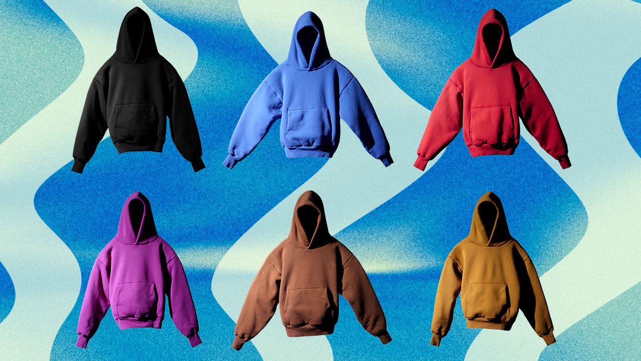 Yeezy Gap Style Heavyweight Hoodie 217 Cherry detail 4