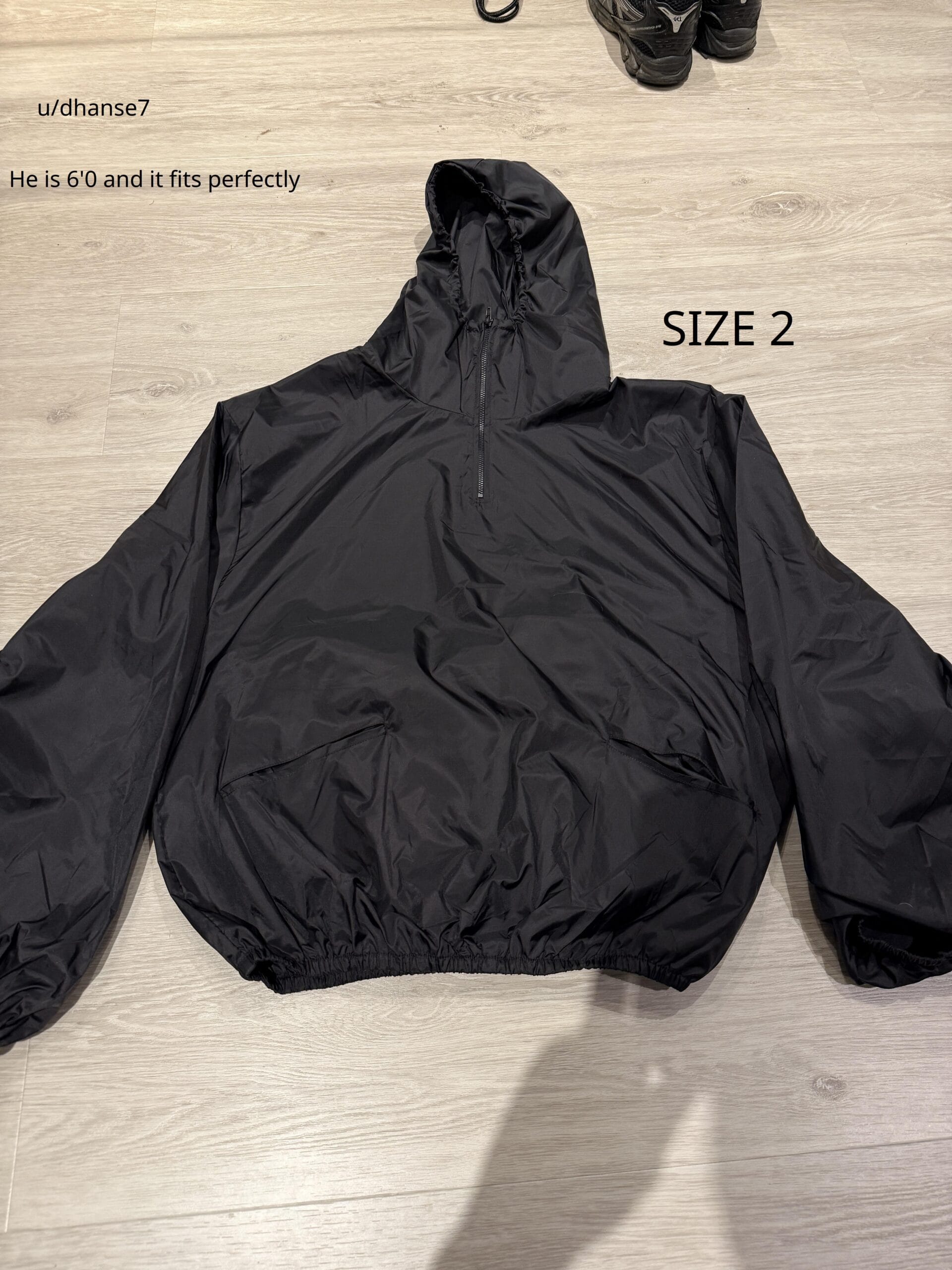 Yeezy Gap Style Windbreaker 218 Butter detail 3