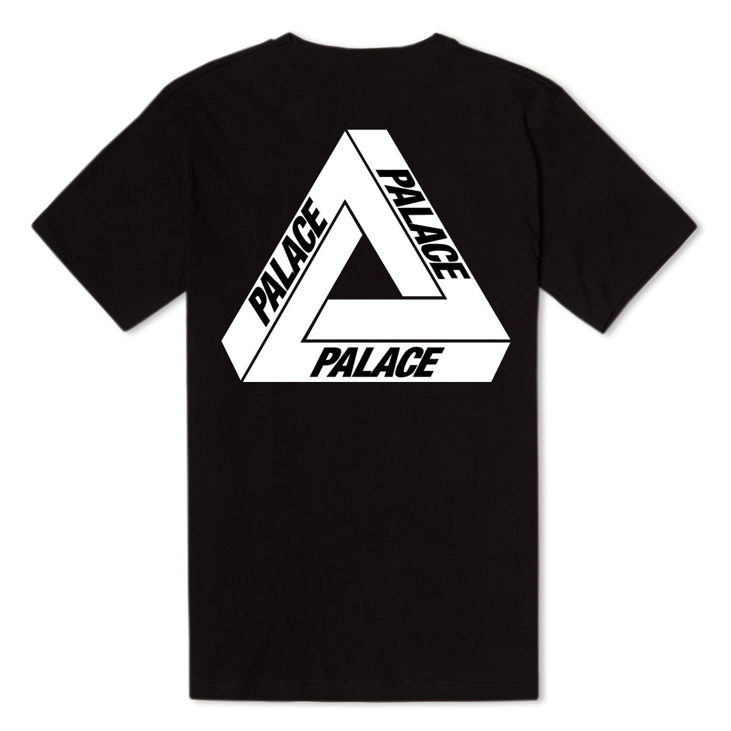 Palace Style Tri-Ferg Tee Washed Black detail 4