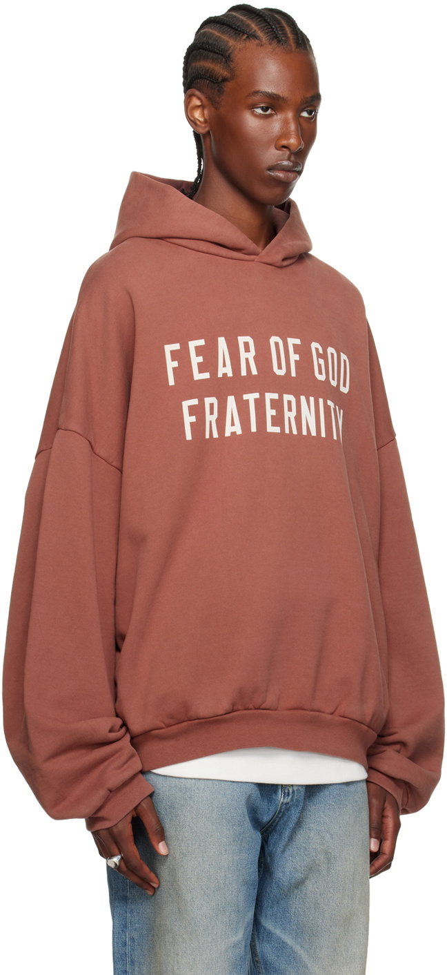 Fear of God Style Heavyweight Hoodie 221 Dusty Rose detail 4