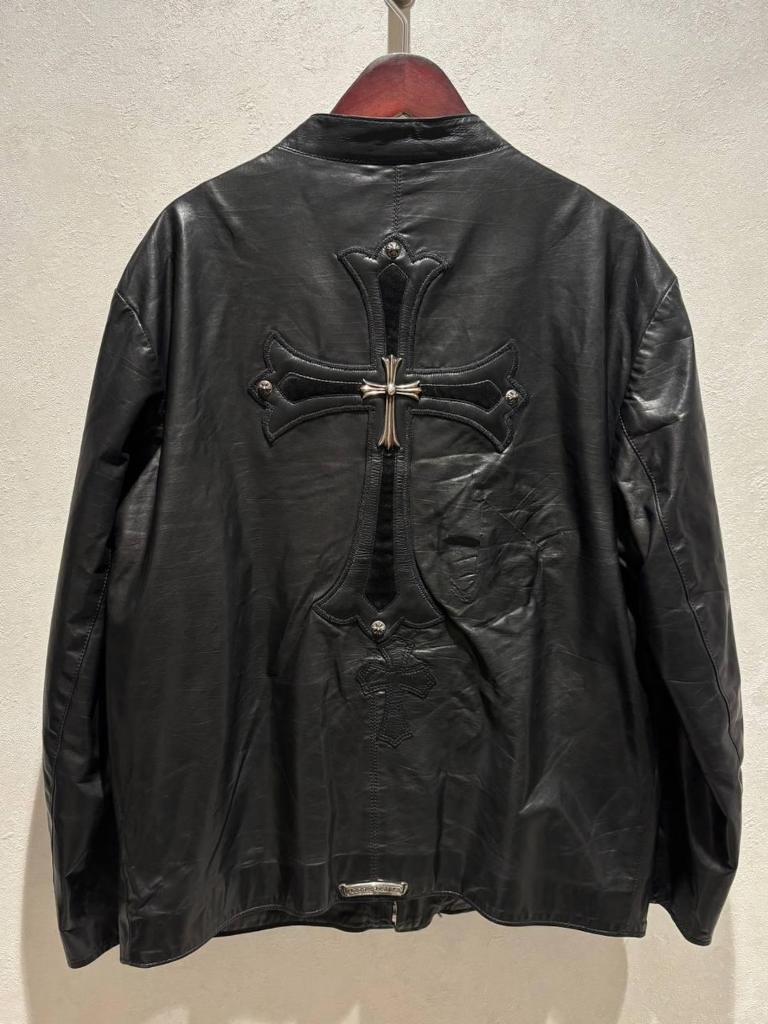 Chrome Hearts Style Racing Jacket 223 Cement detail 3
