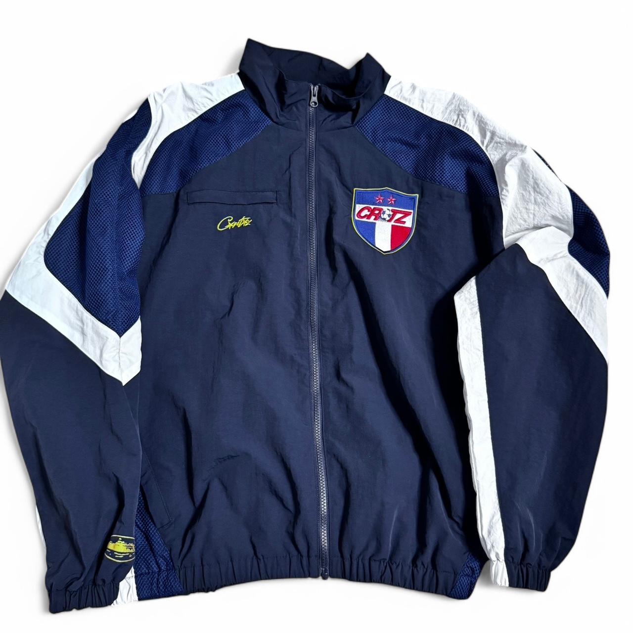 Corteiz Style Windbreaker 225 Navy detail 4