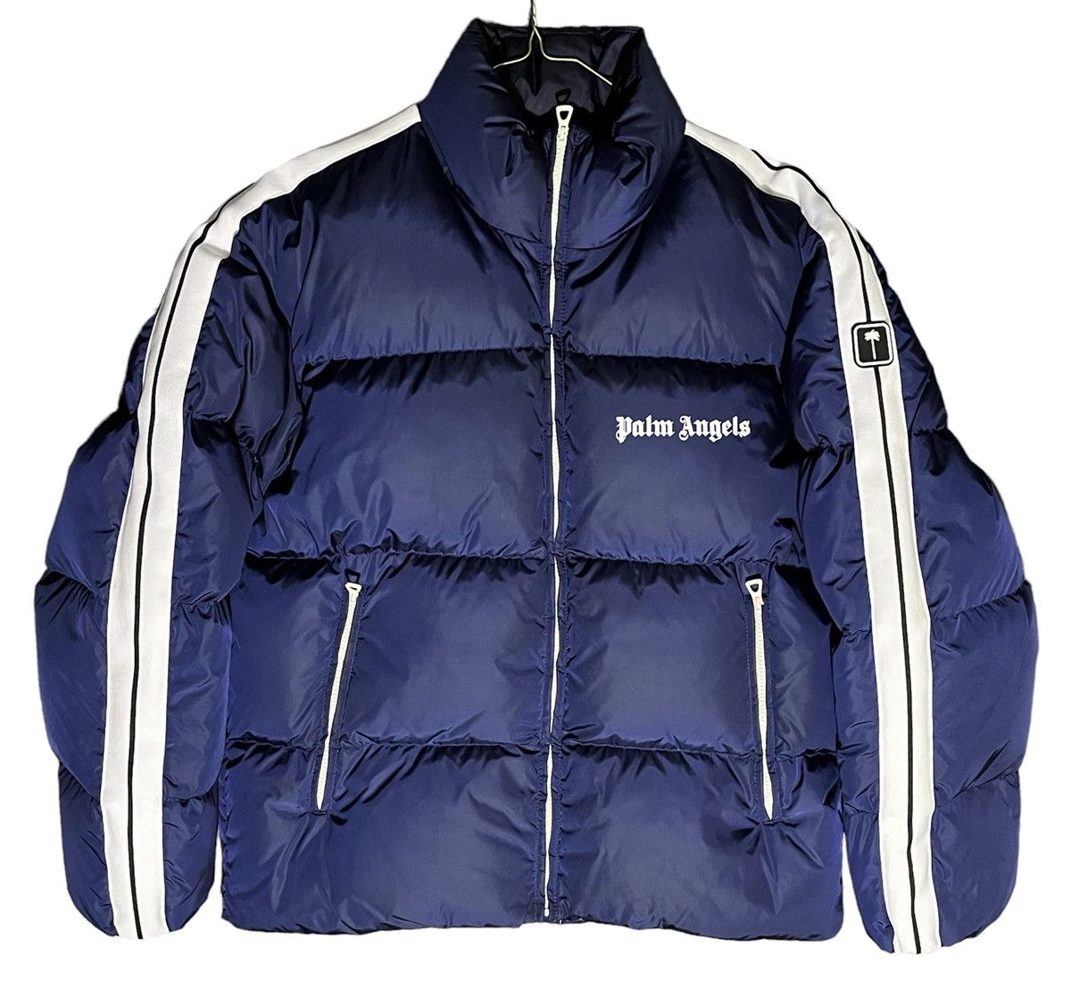 Palm Angels Style Puffer Jacket 232 Navy detail 2