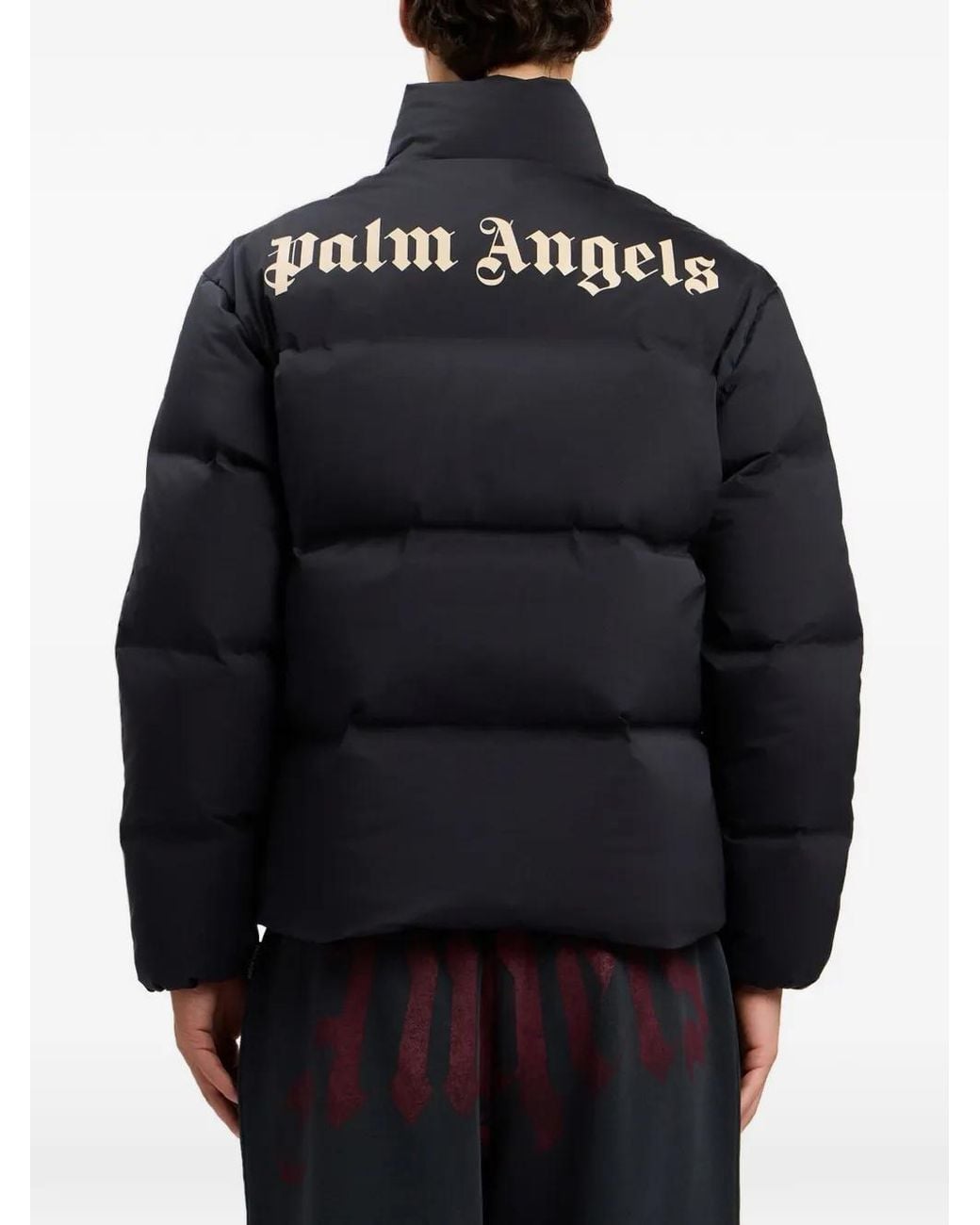 Palm Angels Style Puffer Jacket 232 Navy detail 4