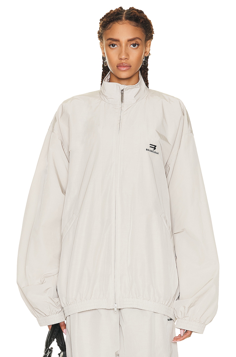 Balenciaga Style Track Jacket 236 Cement detail 2