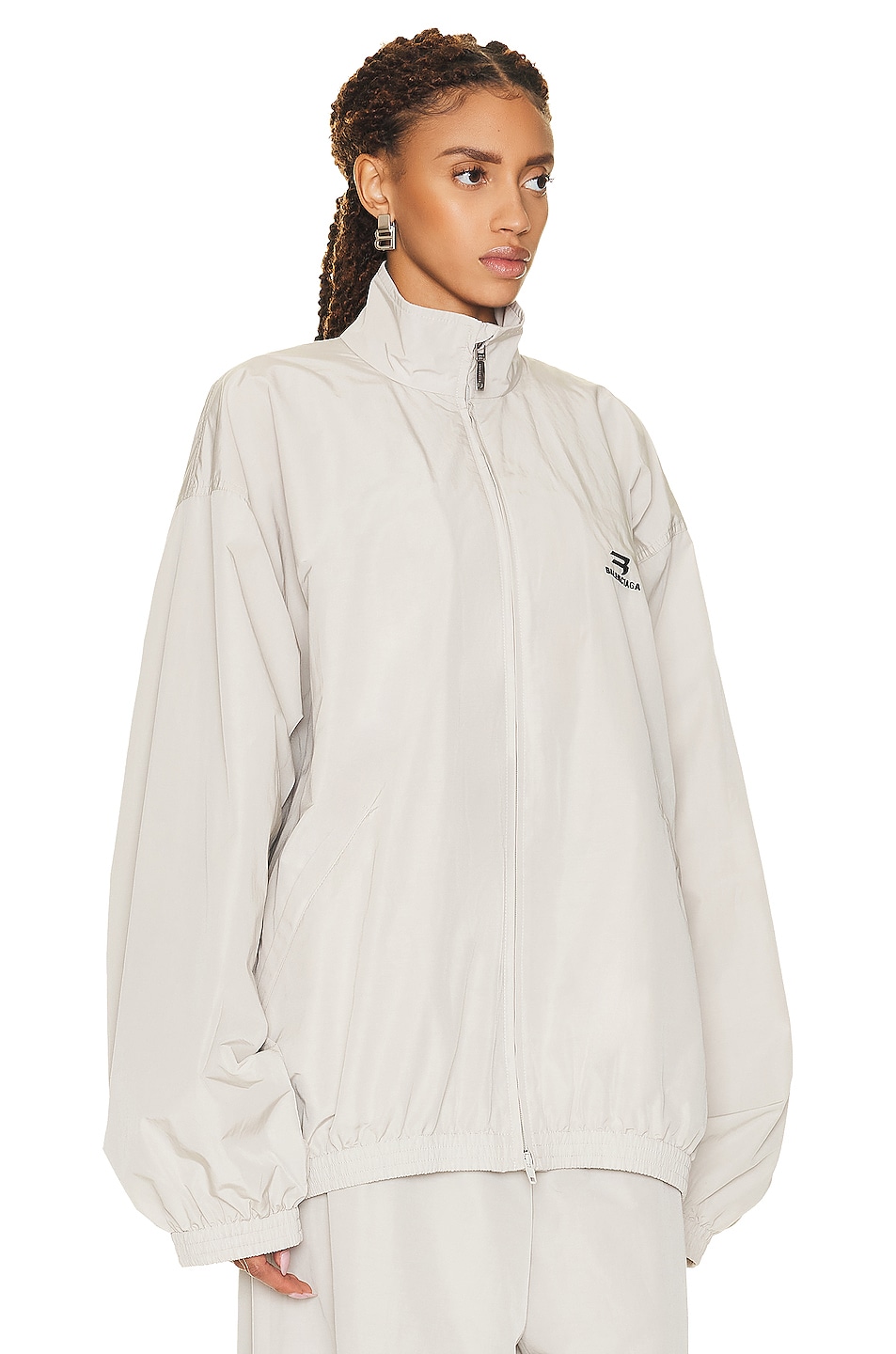 Balenciaga Style Track Jacket 236 Cement detail 4