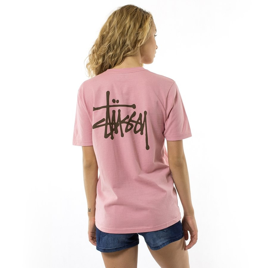 Stussy Style Logo Tee 237 Dusty Rose detail 2