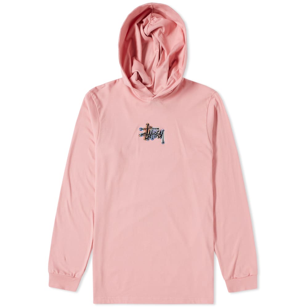 Stussy Style Logo Tee 237 Dusty Rose detail 4