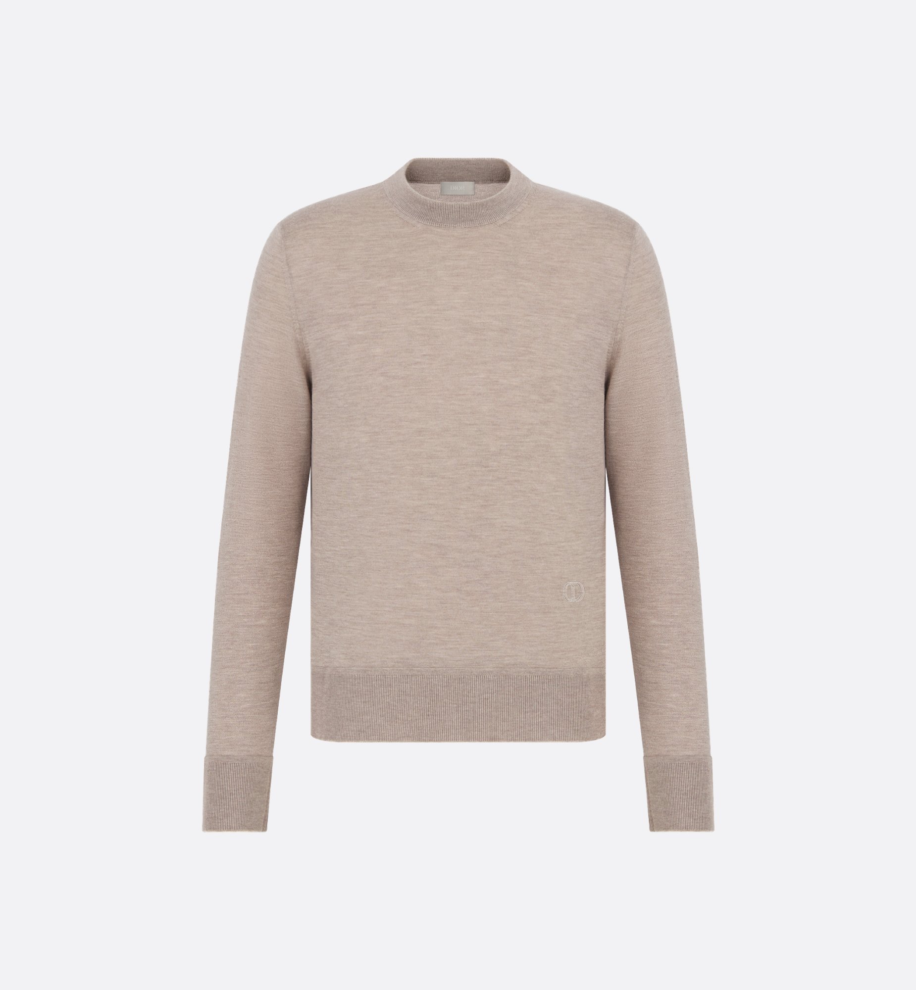 Dior Style Cashmere Crewneck 239 Cement detail 3