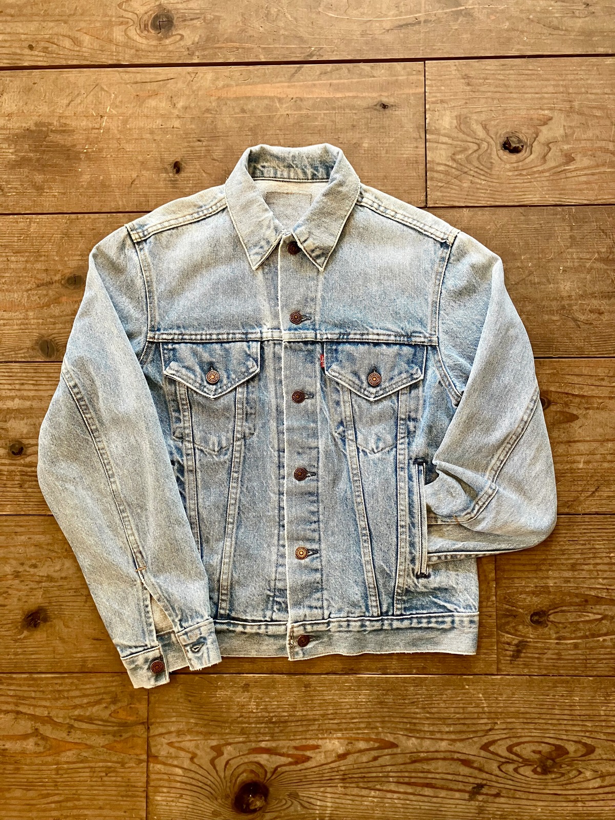 ALD Style Denim Trucker 241 Bone detail 4