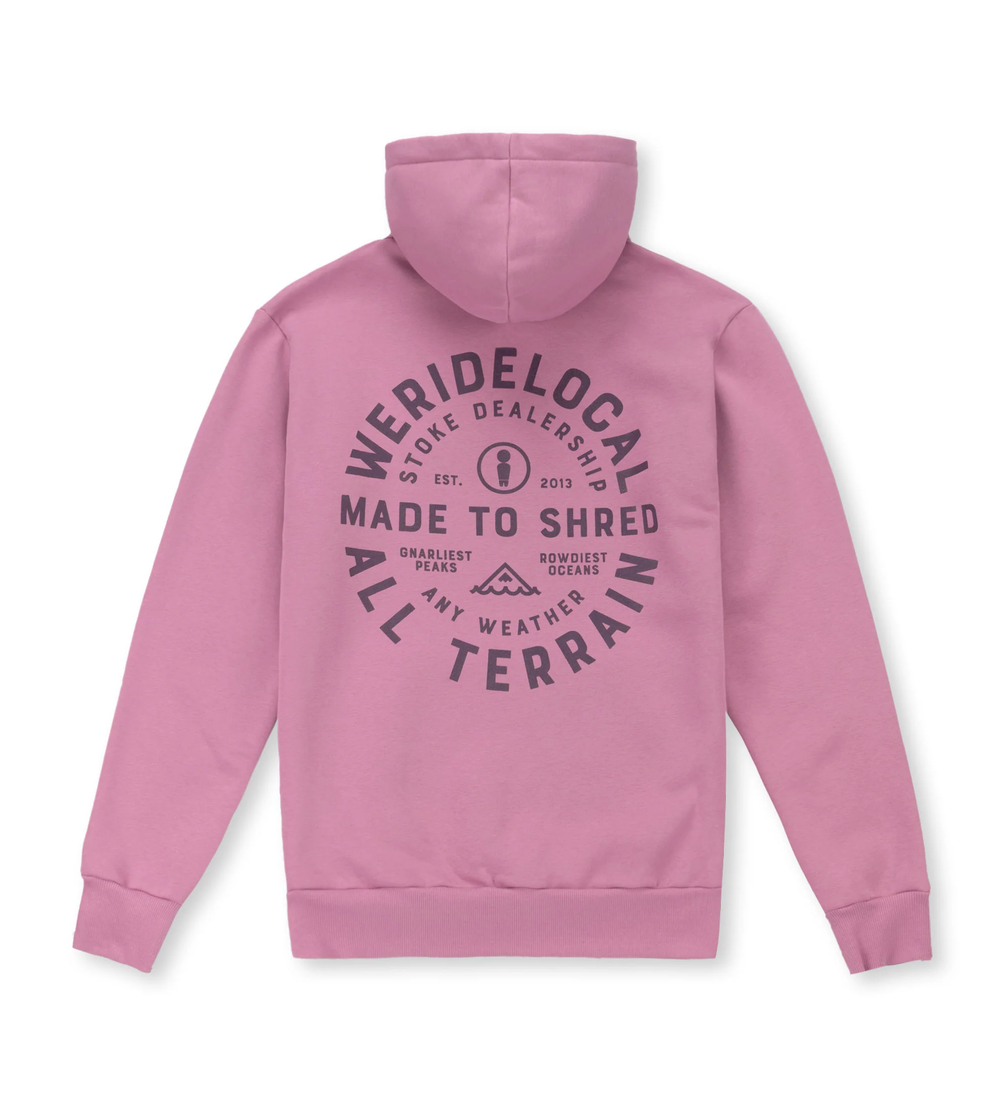 LV Style Oblique Hoodie 245 Dusty Rose detail 2