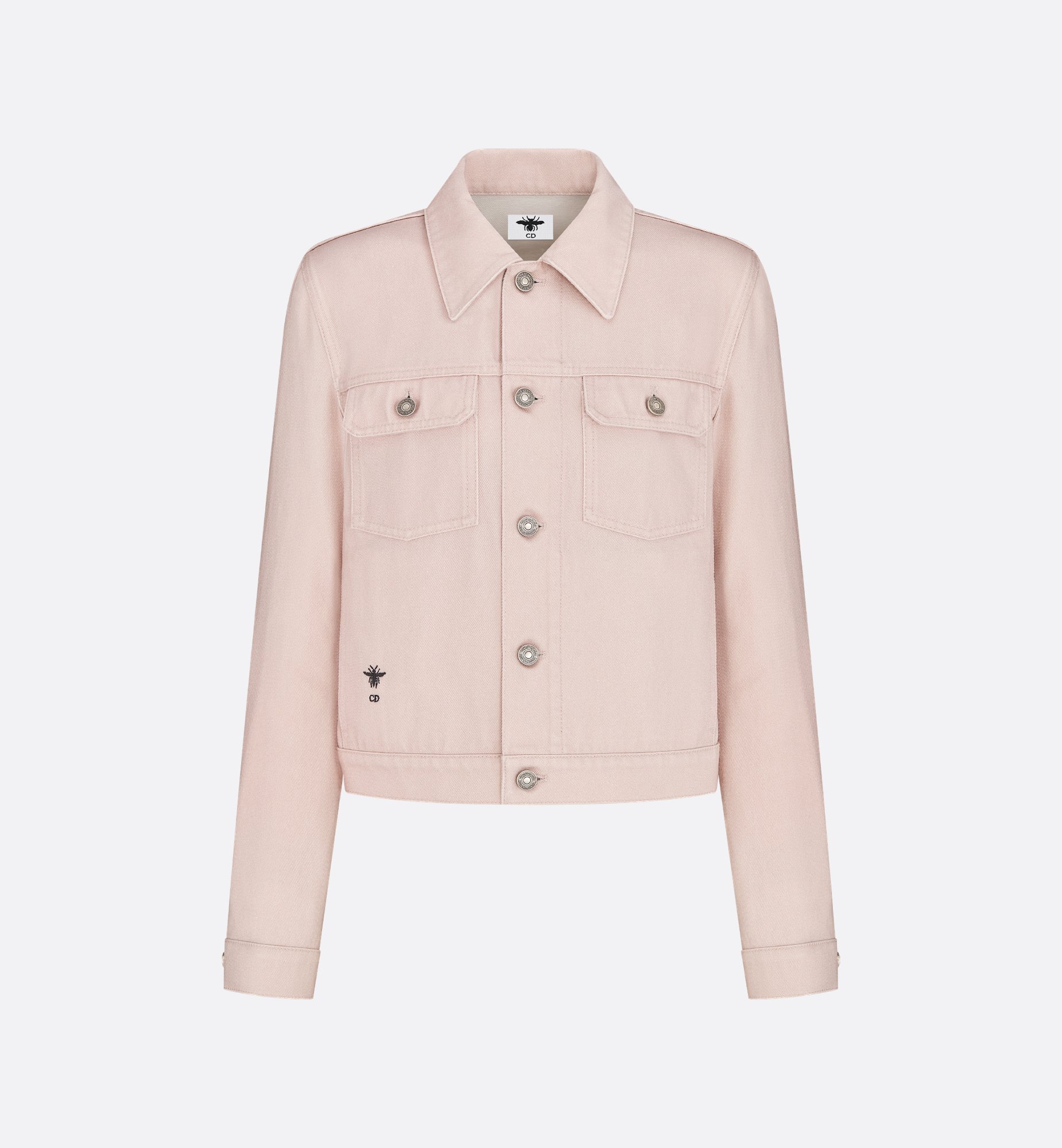 Dior Style Denim Trucker 247 Dusty Rose detail 3