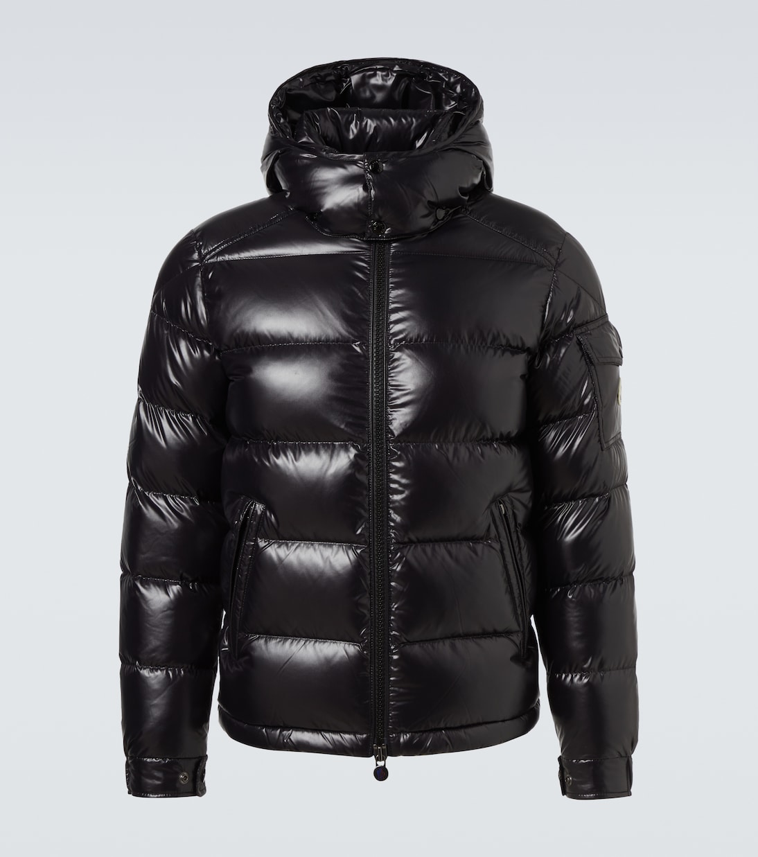 Moncler Style Maya Down Jacket Black detail 4