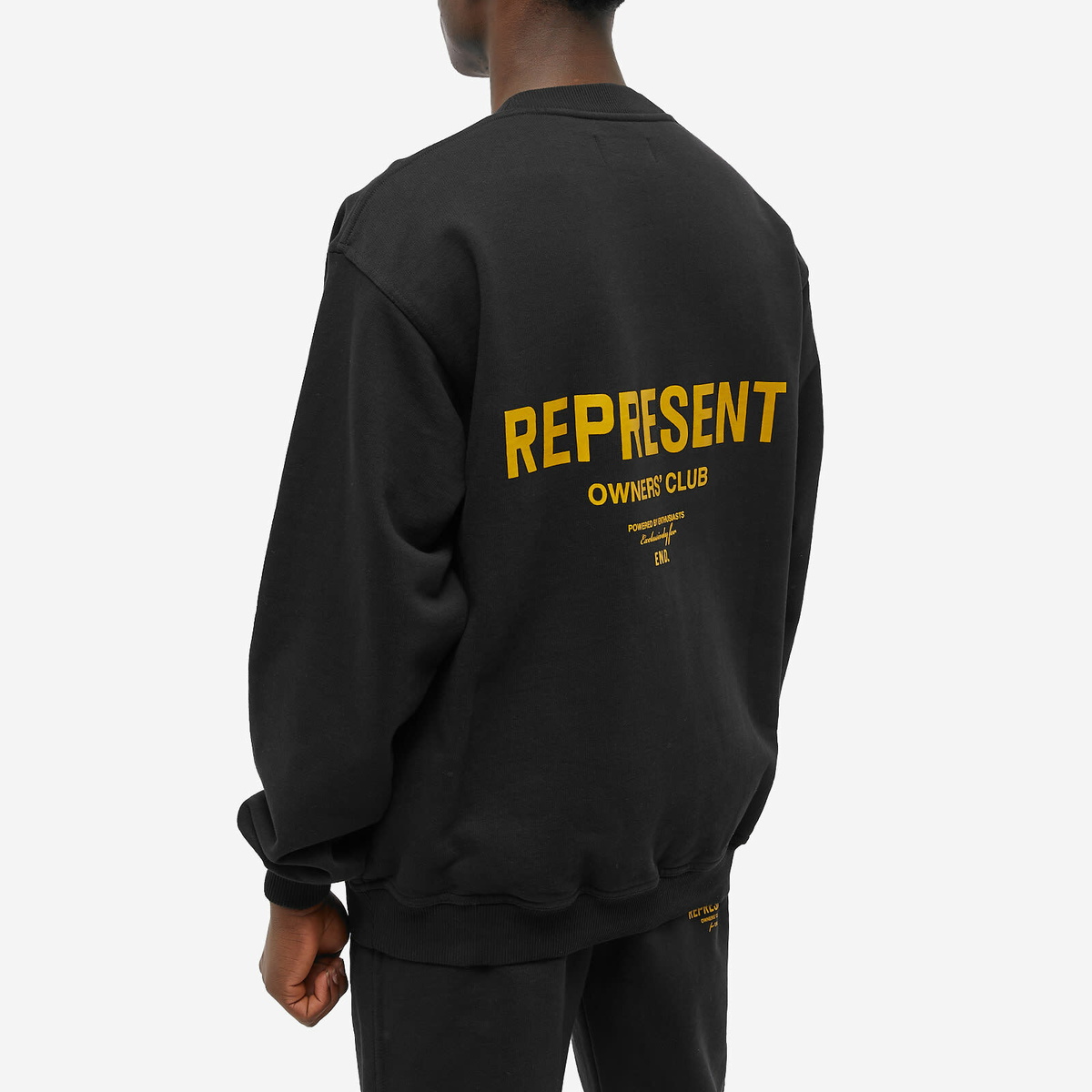 Represent Style Crewneck Sweat 250 Bone detail 3