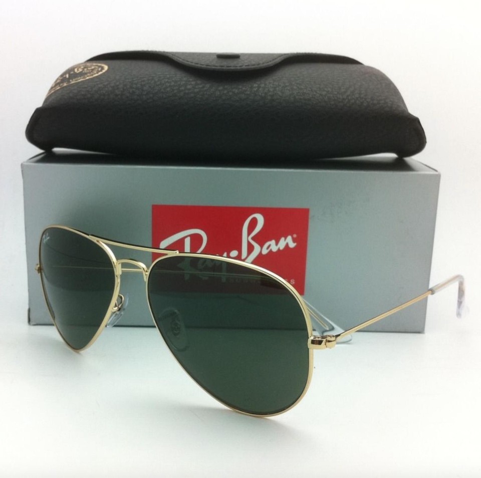 Ray-Ban Style Aviator Classic Gold / G-15 detail 3