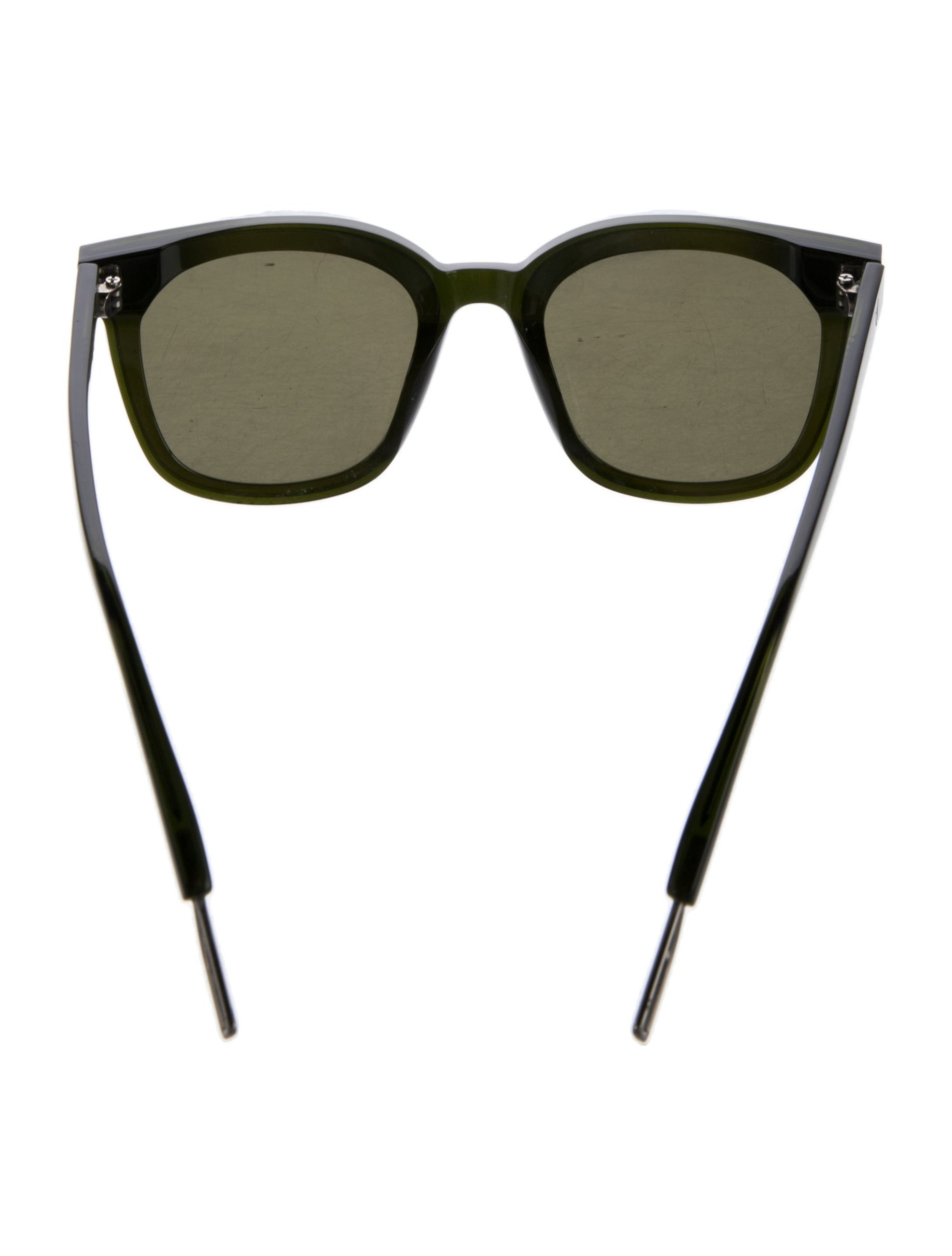 Gentle Monster Style Retro Square 26 Green Classic detail 2