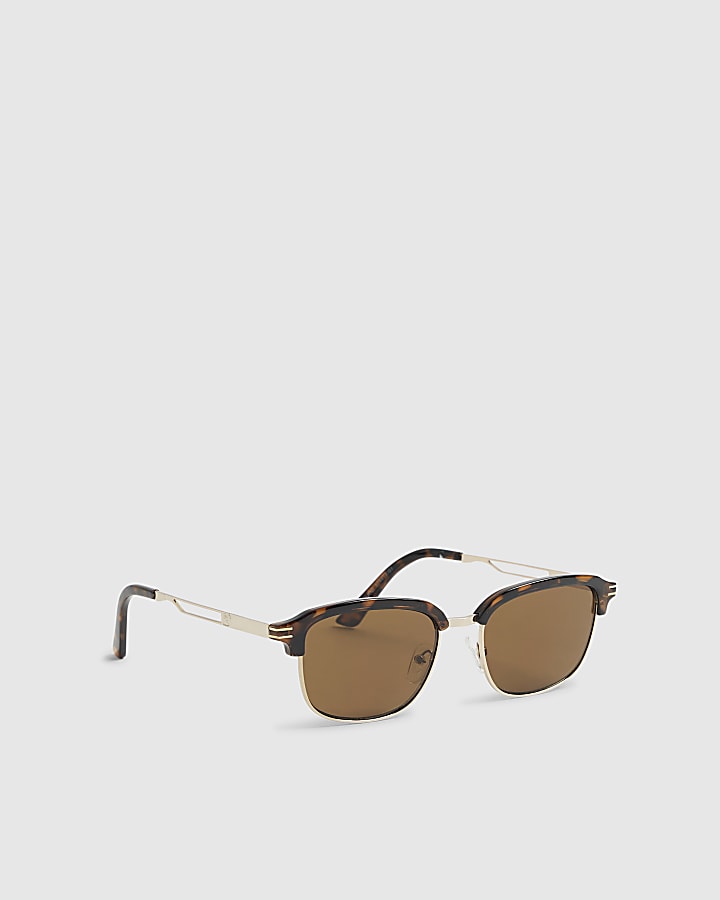 Chanel Style Clubmaster Round 27 Tortoise detail 3