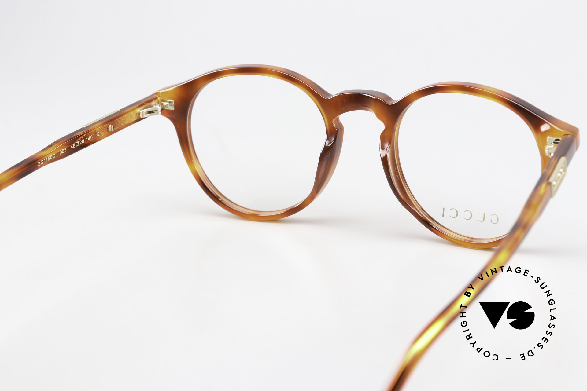 Gucci Style Panto Frame 191 Havana detail 2