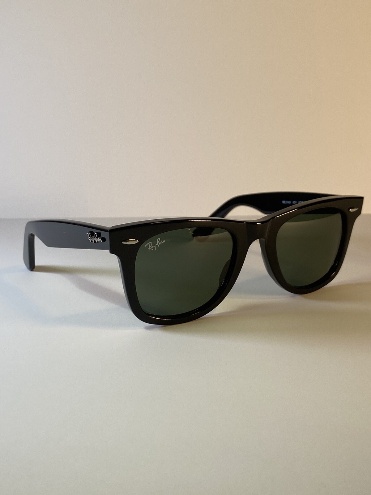 Ray-Ban Style Wayfarer Original Black / G-15 detail 2