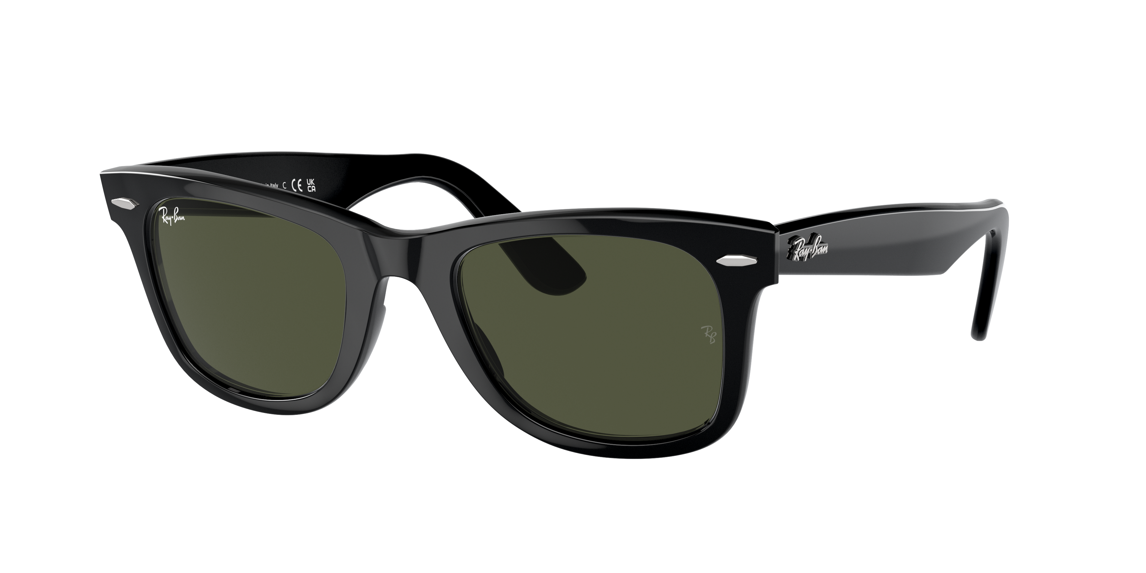 Ray-Ban Style Wayfarer Original Black / G-15 detail 3
