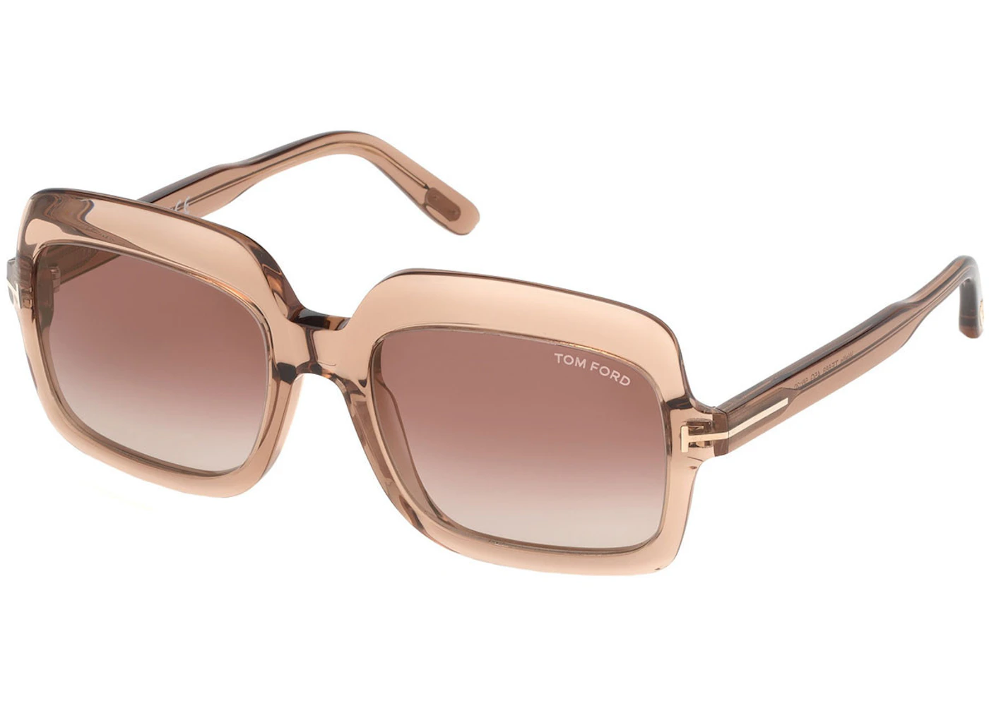 Tom Ford Style Round Metal 31 Rose Gold detail 4
