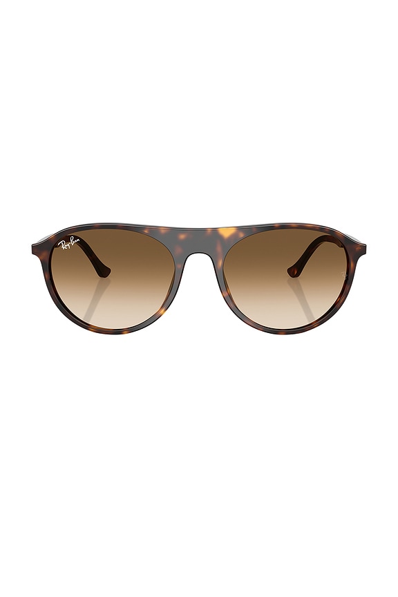Ray-Ban Style Shield Sunglasses 36 Havana detail 2